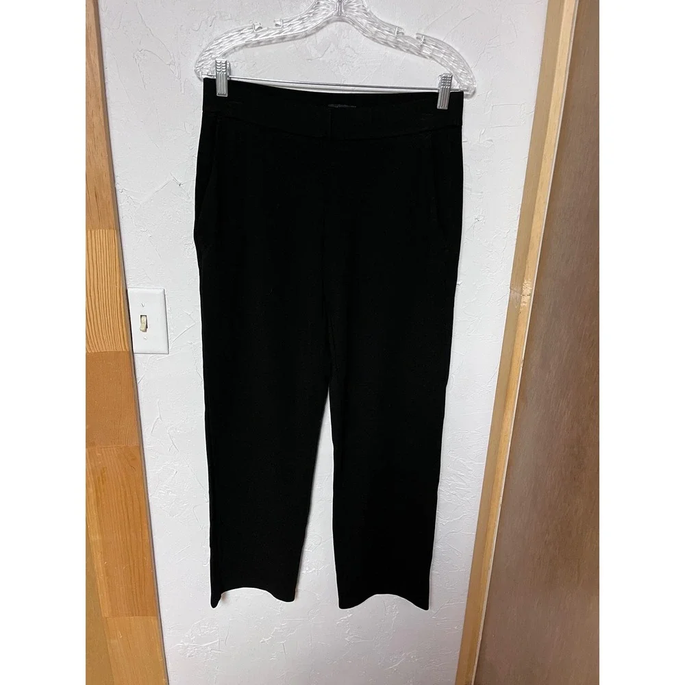 EILEEN FISHER Black Trouser Pants Sz‎ S